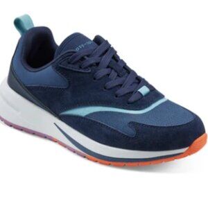 Easy Spirit/Topa Lace Up Sneakers/Navy Suede/Size 7M